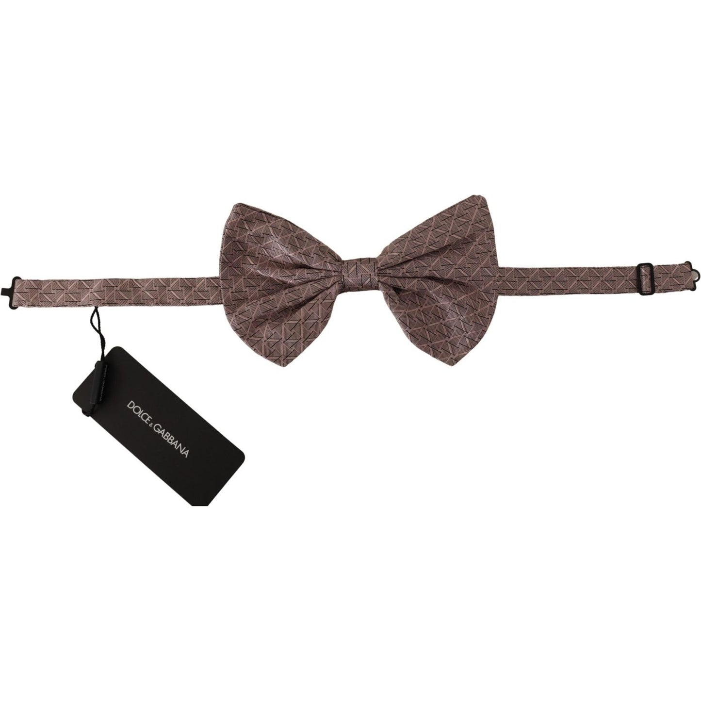 Dolce & Gabbana Gray Fantasy Print Adjustable Neck Papillon Bow Tie Dolce & Gabbana