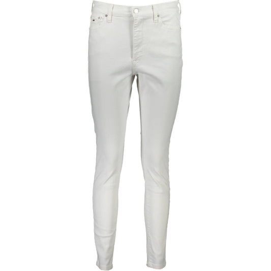 Tommy Hilfiger White Cotton Women Jeans Tommy Hilfiger