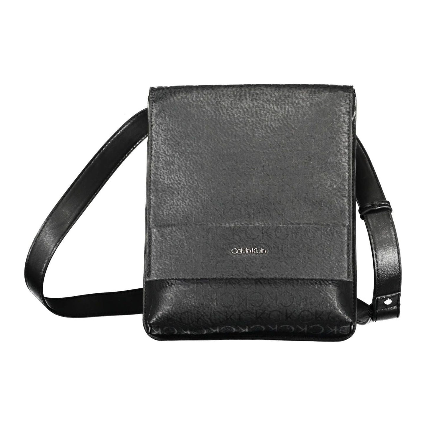 Calvin Klein Black Polyester Men Shoulder Bag Calvin Klein