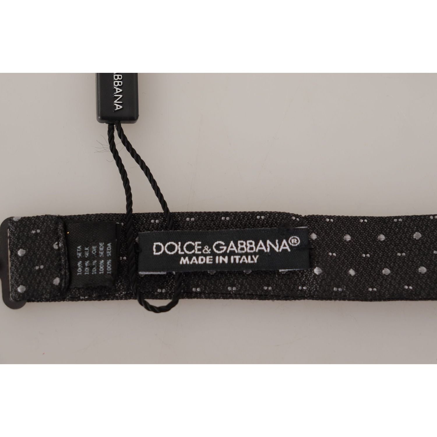 优雅圆点丝绸领结