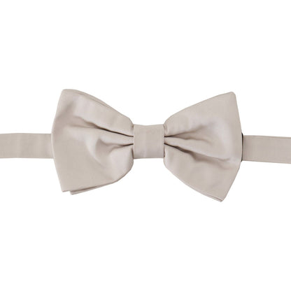 Dolce & Gabbana Gray 100% Silk Adjustable Neck Papillon Tie 1728,67345645728,Accessories,Bowties - Ties and Formal Accessories - Accessories,Dolce & Gabbana,Gray,Material: 100% Silk,Men,Men - Accessories,New with tags,Ties & Bowties - Men - Accessories,Ti
