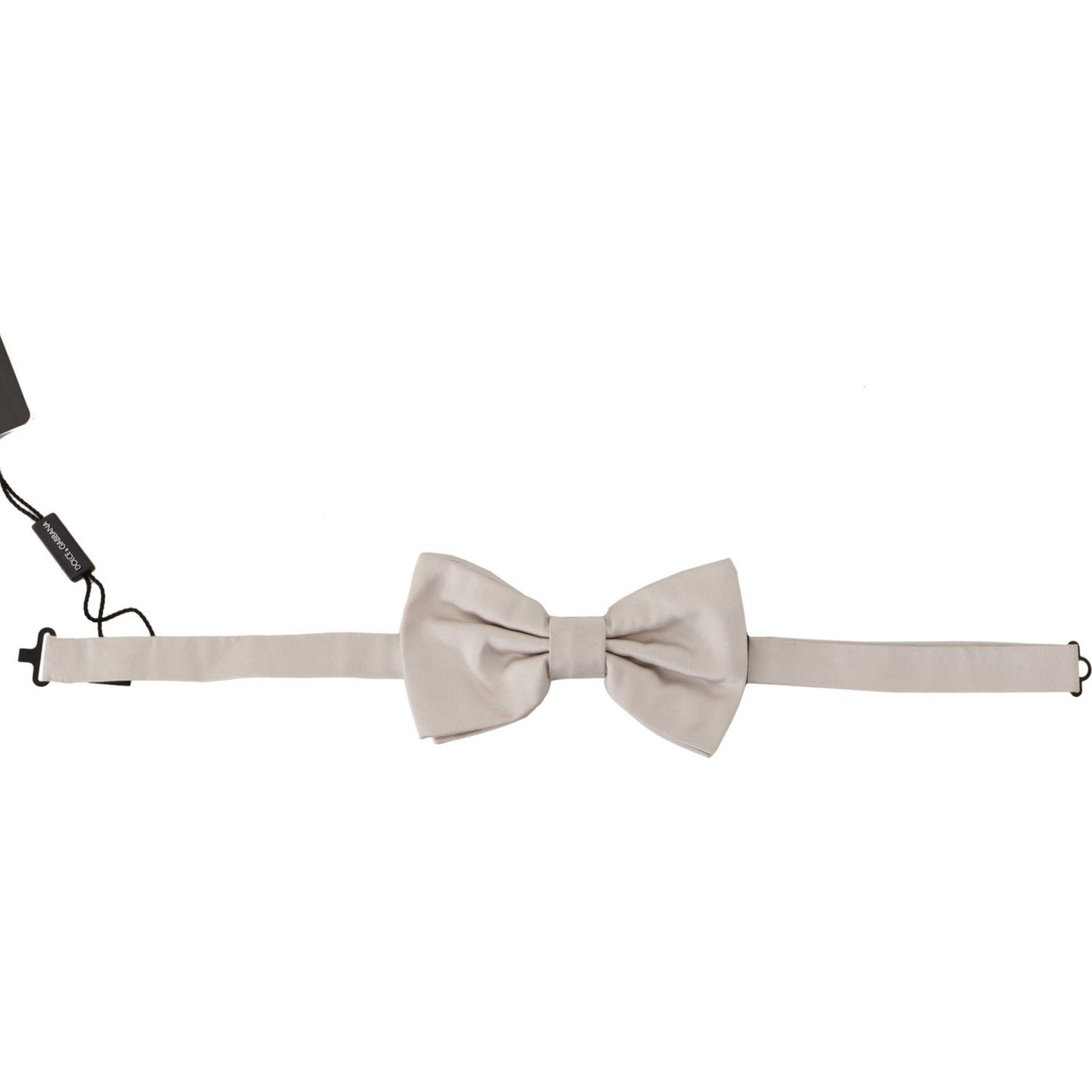 Dolce & Gabbana Gray 100% Silk Adjustable Neck Papillon Tie 1728,67345645728,Accessories,Bowties - Ties and Formal Accessories - Accessories,Dolce & Gabbana,Gray,Material: 100% Silk,Men,Men - Accessories,New with tags,Ties & Bowties - Men - Accessories,Ti