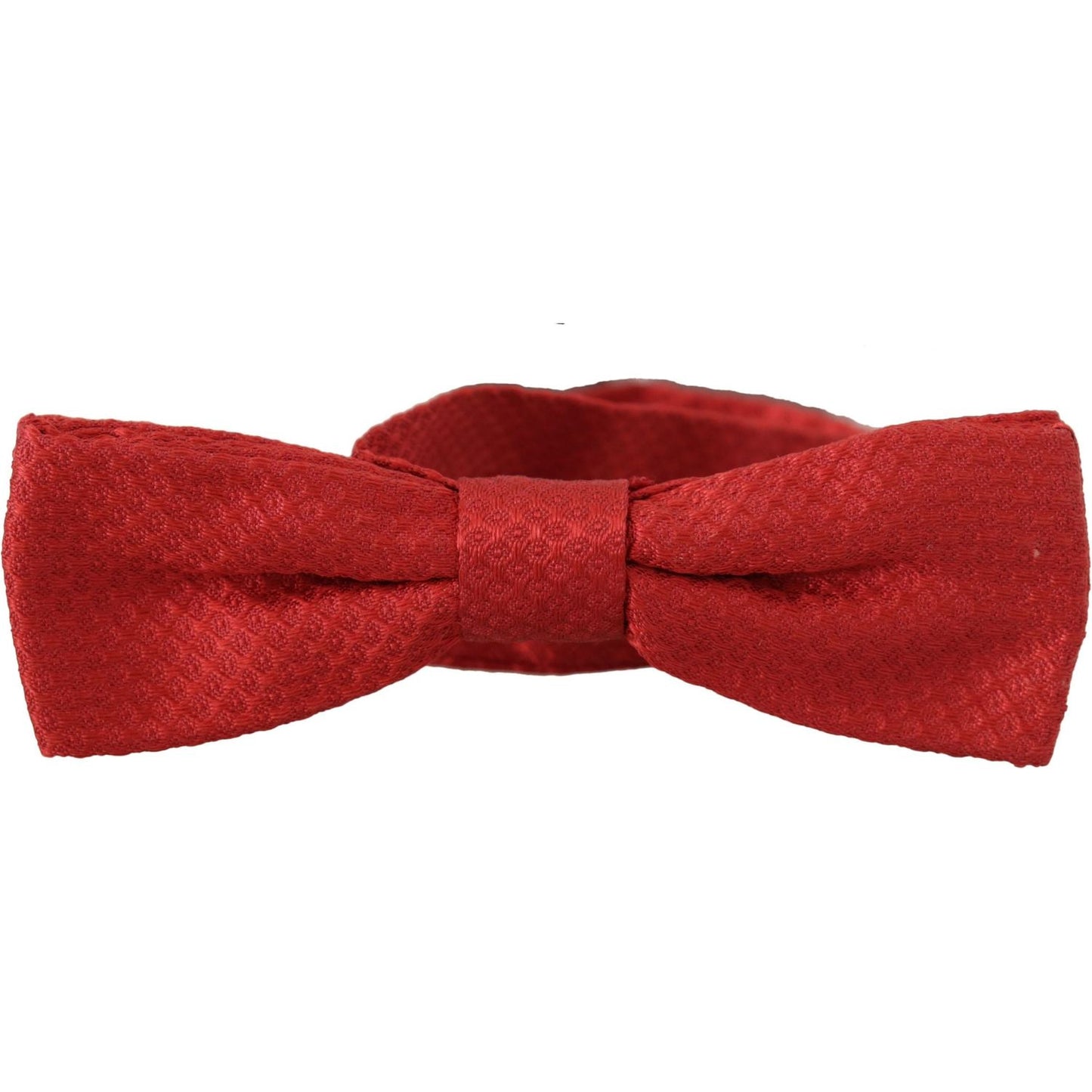 Dolce & Gabbana Red 100% Silk Adjustable Neck Papillon Tie Dolce & Gabbana