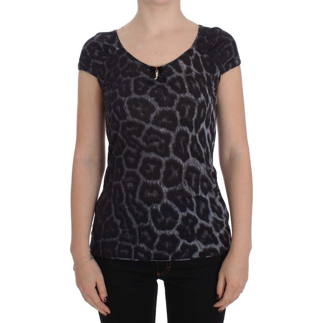 Chic Leopard Modal Top by Cavalli Cavalli