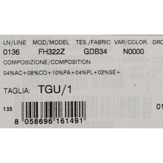 优雅的黑色水晶装饰钟形帽