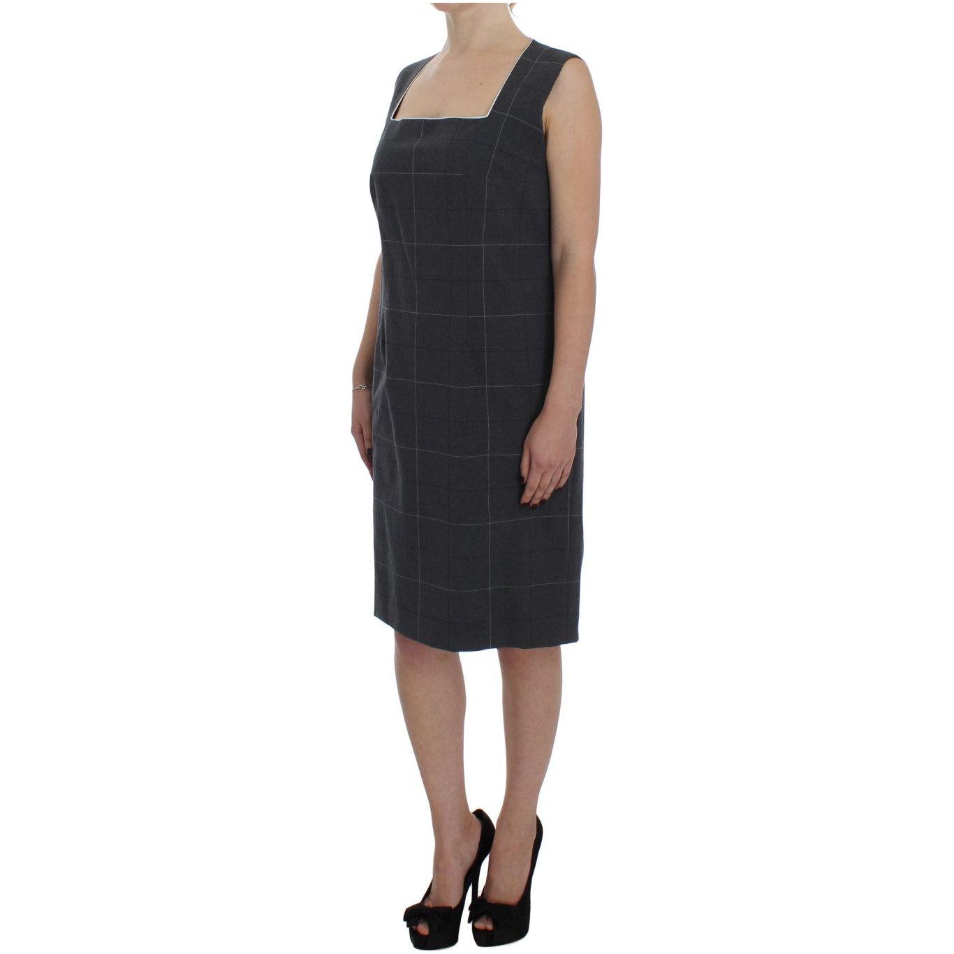 BENCIVENGA Gray Stretch Sheath Dress Suit Set