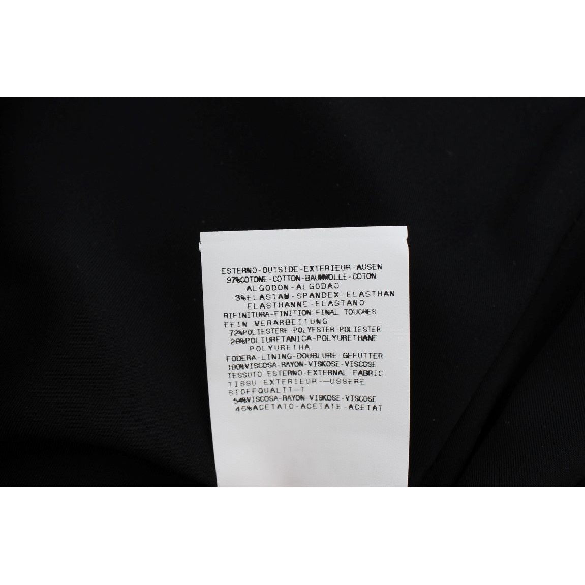 别致的黑蓝棉混纺裙