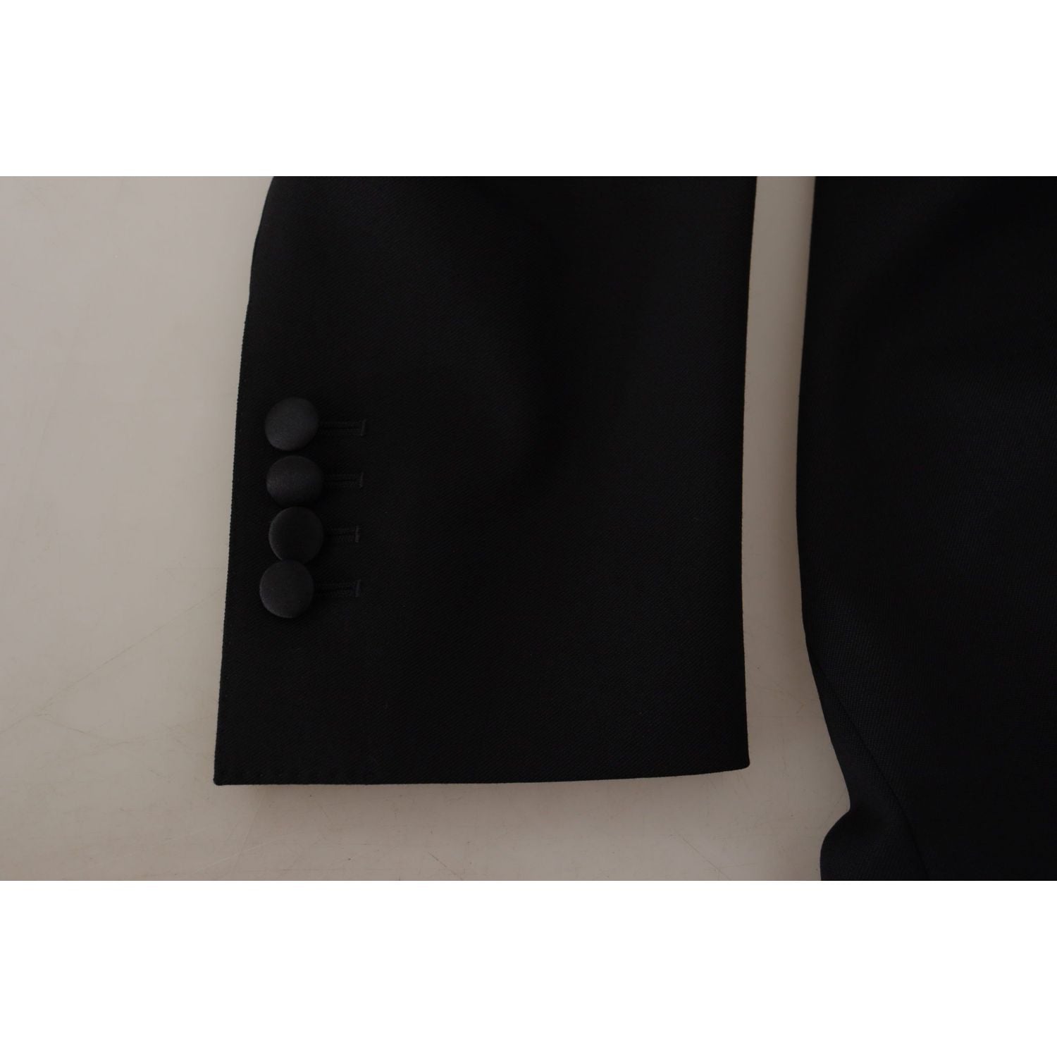 Dolce & Gabbana Black Double Breasted Coat Blazer Jacket