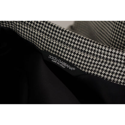 Dolce & Gabbana Gray Checkered Single Breasted Jacket Blazer 1728,67345645728,Blazers - Men - Clothing,Blazers - Suits & Blazers - Clothing,Clothing,Dolce & Gabbana,Gray,IT48 | M,Material: 100% Virgin Wool,Men,Men - Clothing,New with tags,Suits & Blazers