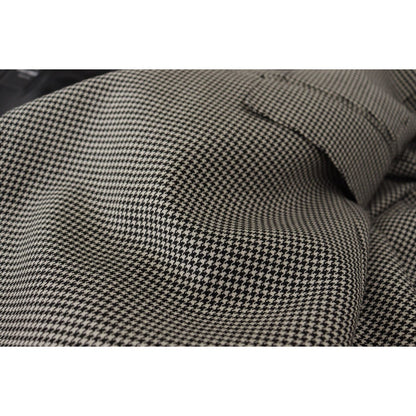 Dolce & Gabbana Gray Checkered Single Breasted Jacket Blazer 1728,67345645728,Blazers - Men - Clothing,Blazers - Suits & Blazers - Clothing,Clothing,Dolce & Gabbana,Gray,IT48 | M,Material: 100% Virgin Wool,Men,Men - Clothing,New with tags,Suits & Blazers