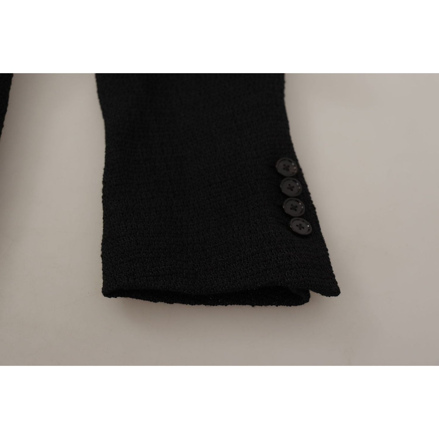 Dolce & Gabbana Black Single Breasted Coat Men Blazer 1% Nylon,1728,67345645728,Black,Blazers - Men - Clothing,Blazers - Suits & Blazers - Clothing,Clothing,Dolce & Gabbana,IT50 | L,Material: 99% Virgin Wool,Men,Men - Clothing,New with tags,Suits & Blazer