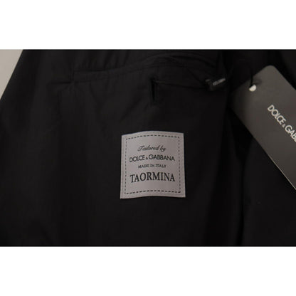 Dolce & Gabbana Black Single Breasted TAORMINA Breasted Blazer 1728,67345645728,Black,Blazers - Men - Clothing,Blazers - Suits & Blazers - Clothing,Clothing,Dolce & Gabbana,IT50 | L,Material: 100% Cotton,Men,Men - Clothing,New with tags,Suits & Blazers -