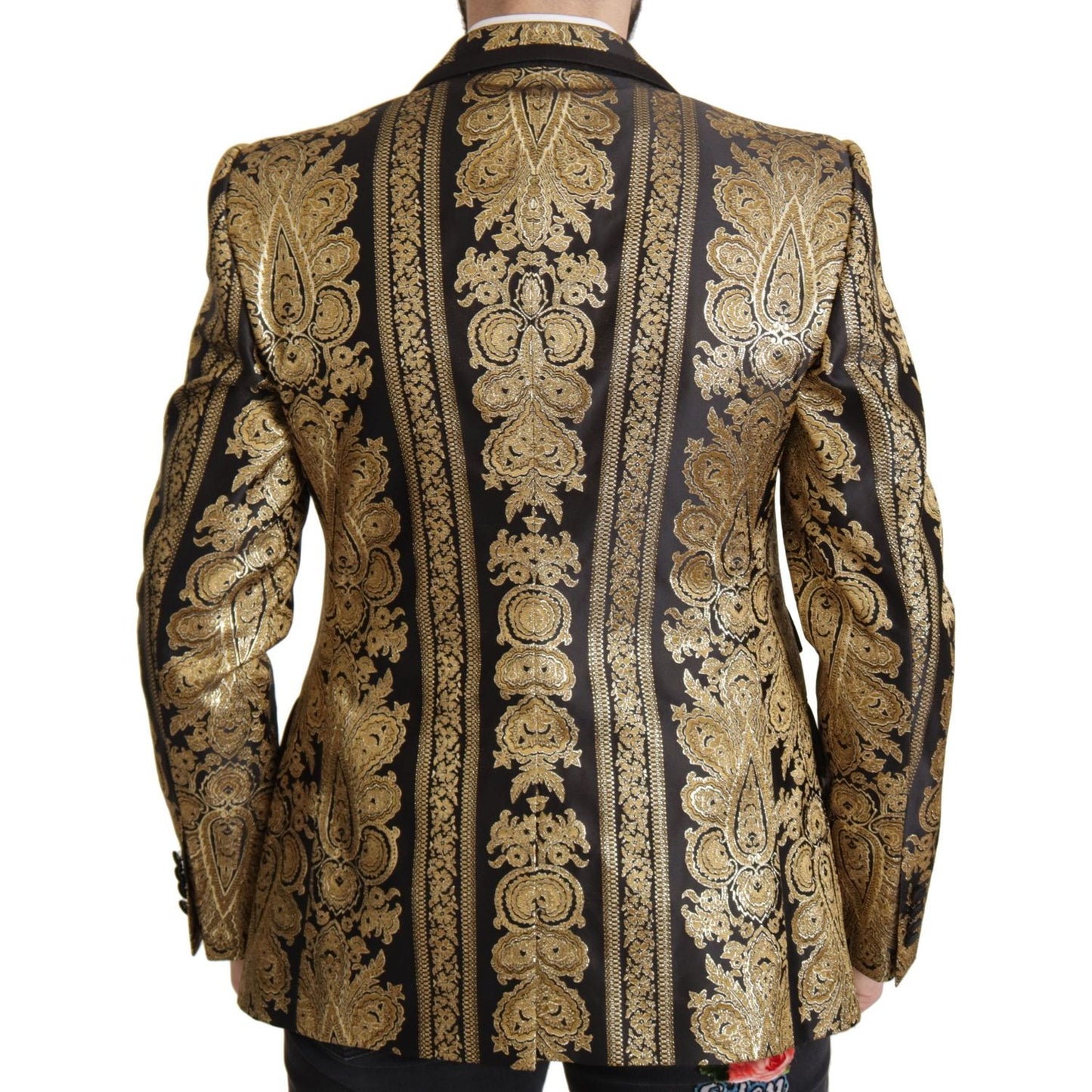 Dolce & Gabbana Elegant Single Breasted Jacquard Blazer Dolce & Gabbana