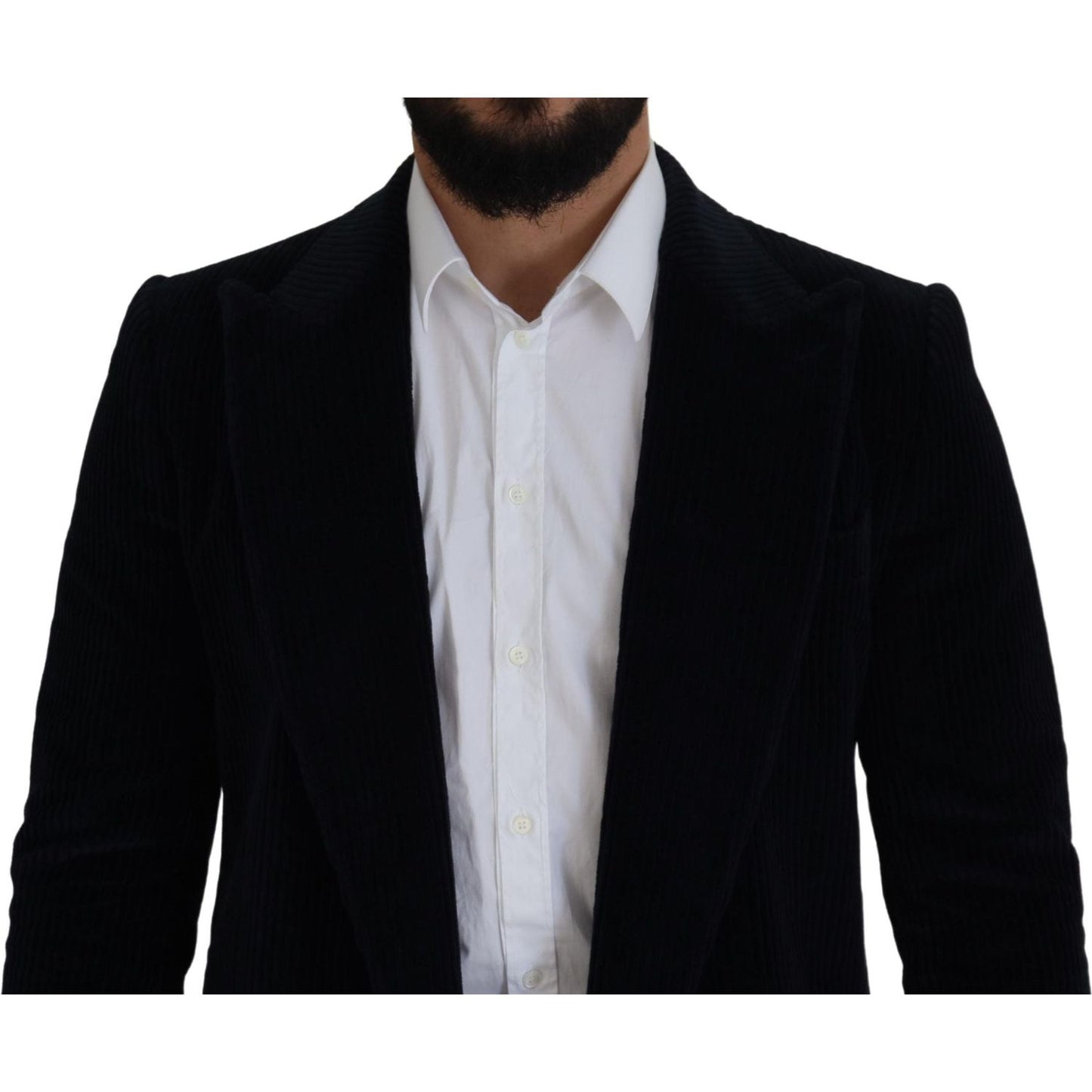 Dolce & Gabbana Black Cotton Cardigan Long Coat Men Jacket 1728,67345645728,Black,Blazers - Men - Clothing,Clothing,Coats - Jackets & Coats - Clothing,Dolce & Gabbana,IT46 | S,Jackets & Coats - Clothing,Material: 100% Cotton,Men,Men - Clothing,New with ta