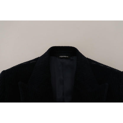 Dolce & Gabbana Black Cotton Cardigan Long Coat Men Jacket 1728,67345645728,Black,Blazers - Men - Clothing,Clothing,Coats - Jackets & Coats - Clothing,Dolce & Gabbana,IT46 | S,Jackets & Coats - Clothing,Material: 100% Cotton,Men,Men - Clothing,New with ta