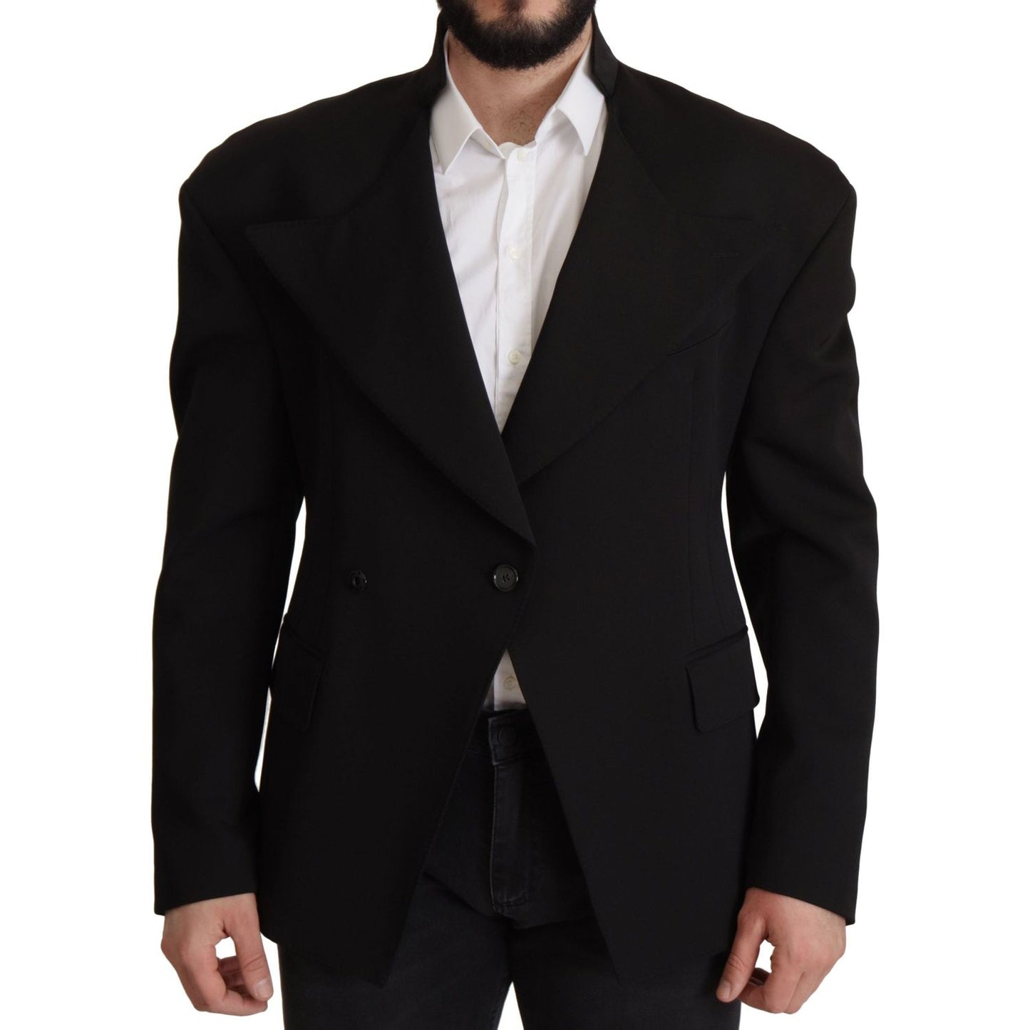 Dolce & Gabbana Elegant Single Breasted Wool Blazer Dolce & Gabbana