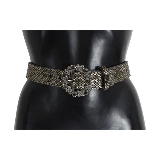 Dolce & Gabbana Crystal Buckle Sequined Waist Belt Dolce & Gabbana