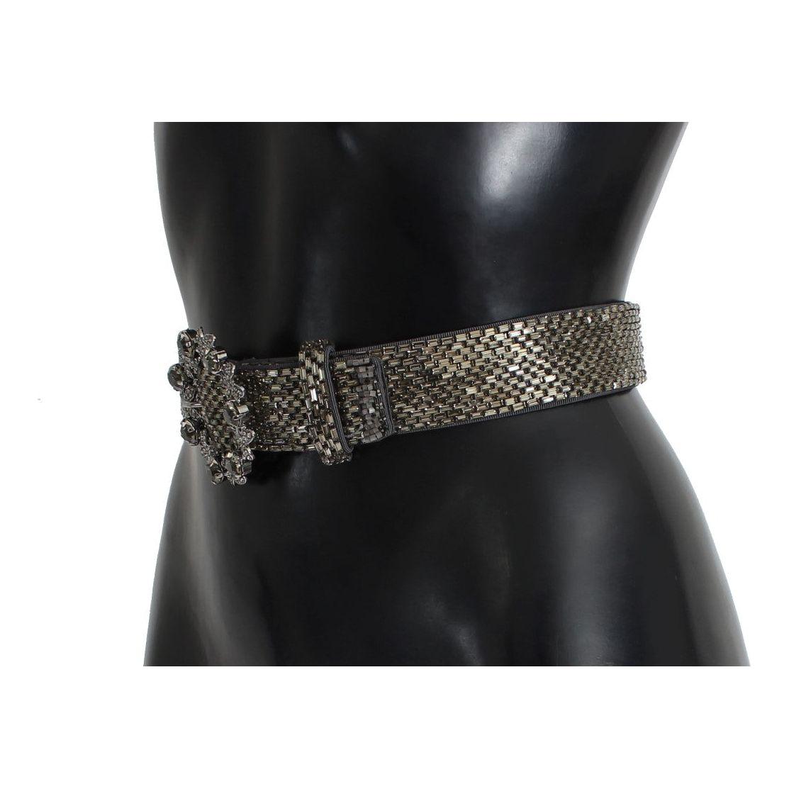 Dolce & Gabbana Crystal Buckle Sequined Waist Belt Dolce & Gabbana