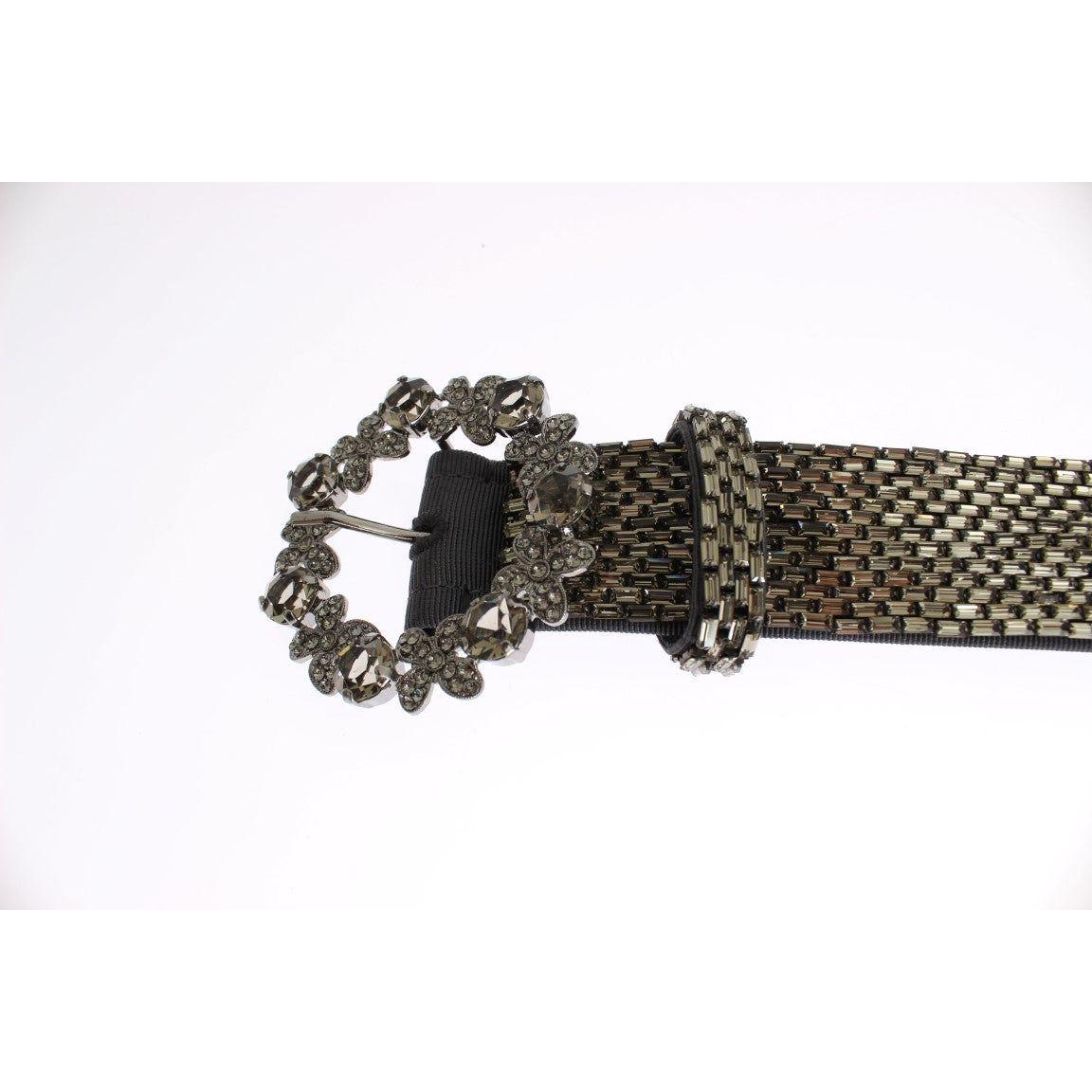 Dolce & Gabbana Crystal Buckle Sequined Waist Belt Dolce & Gabbana