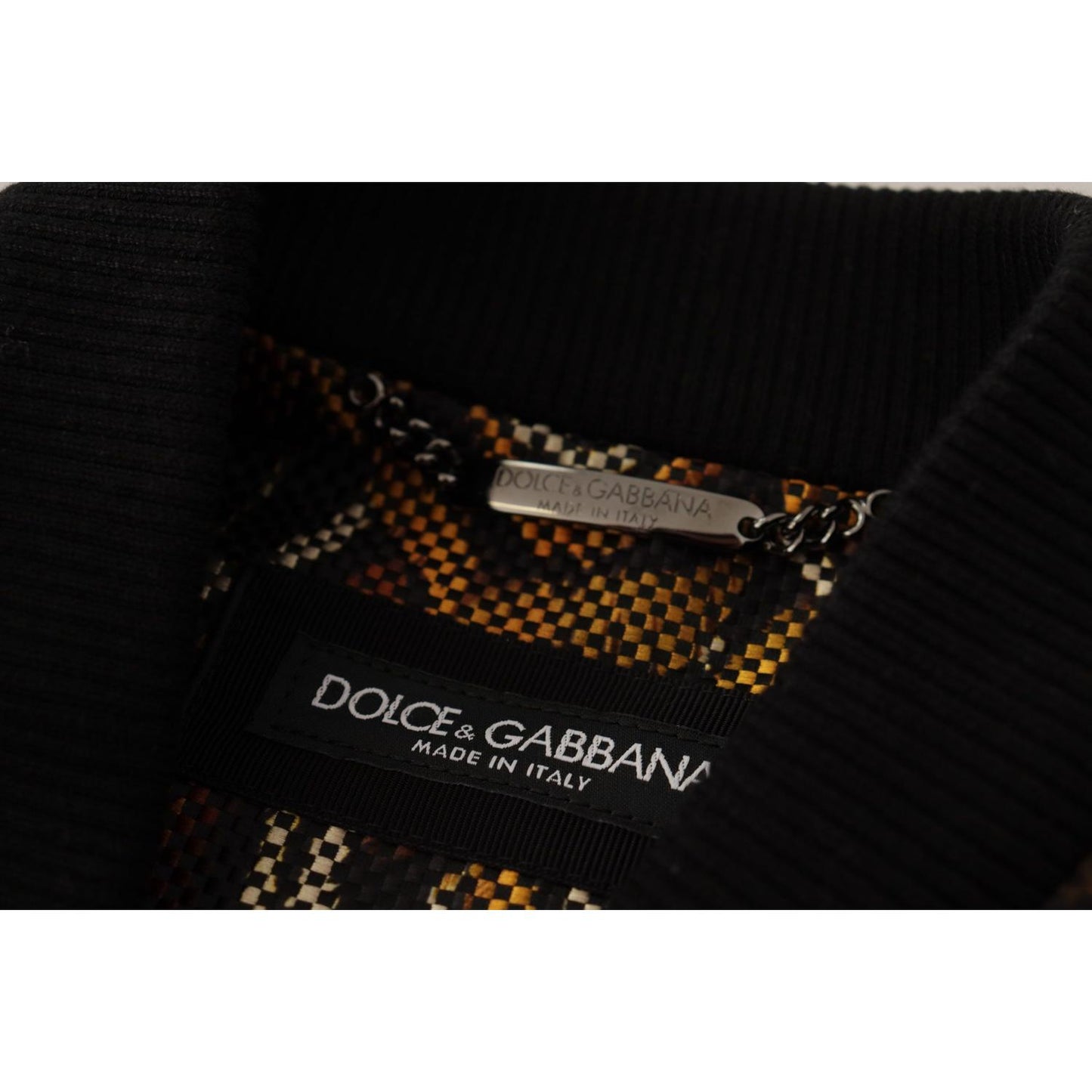 Dolce & Gabbana Elegant Brown Blouson Jacket Dolce & Gabbana