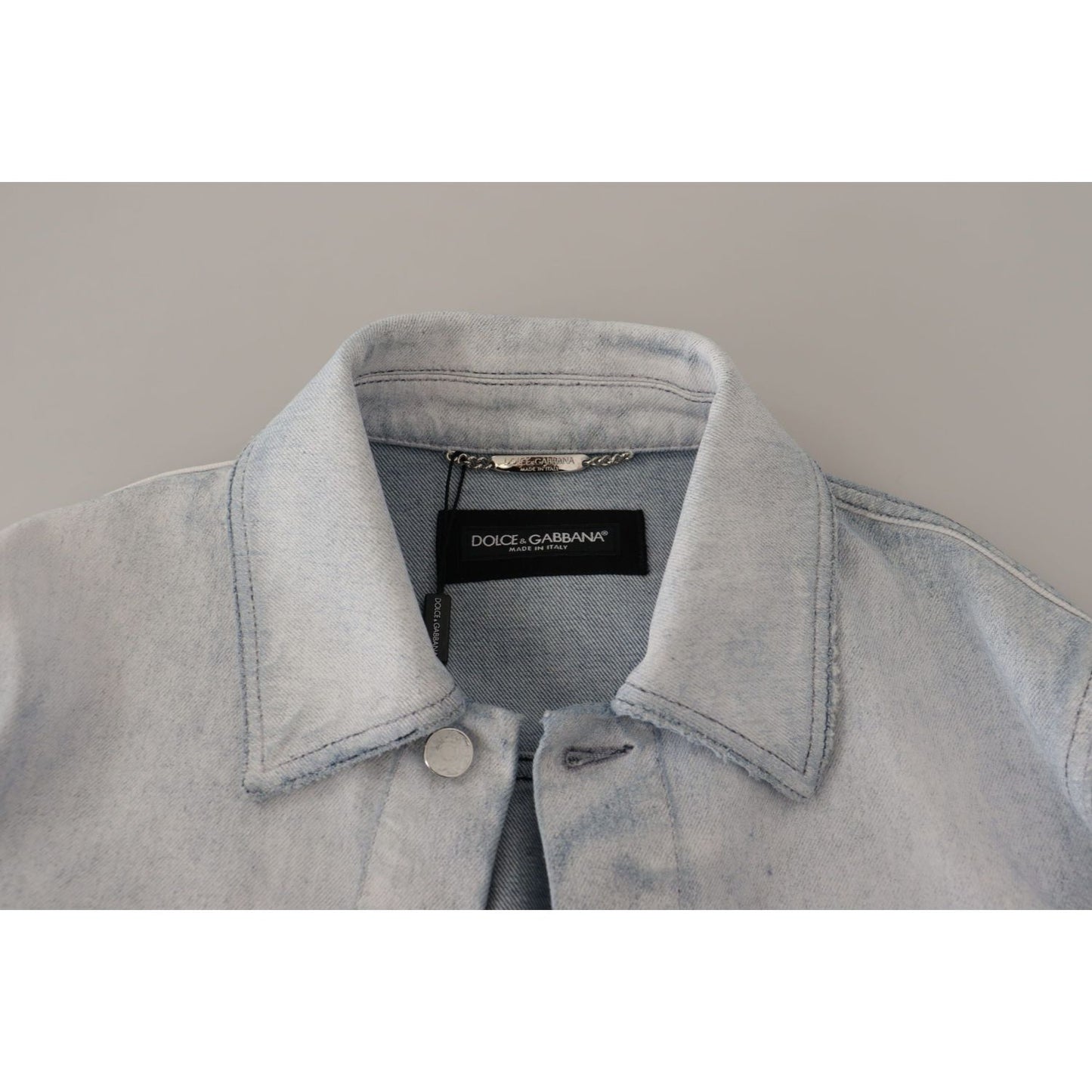 Dolce & Gabbana Elegant Light Blue Denim Jacket Dolce & Gabbana