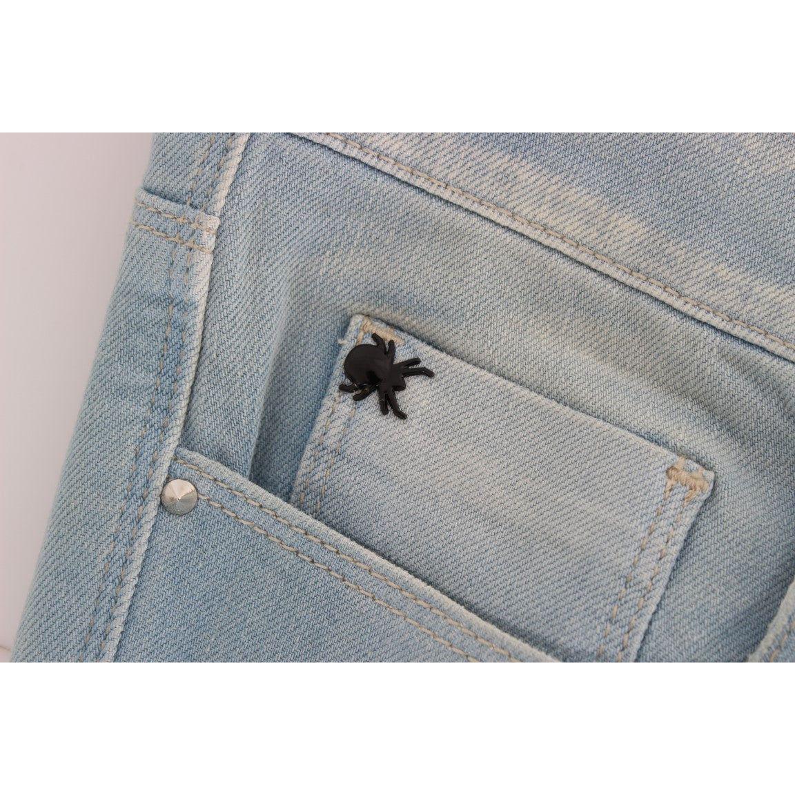 بنطلون جينز أزرق رفيع للغاية من مجموعة National Chic