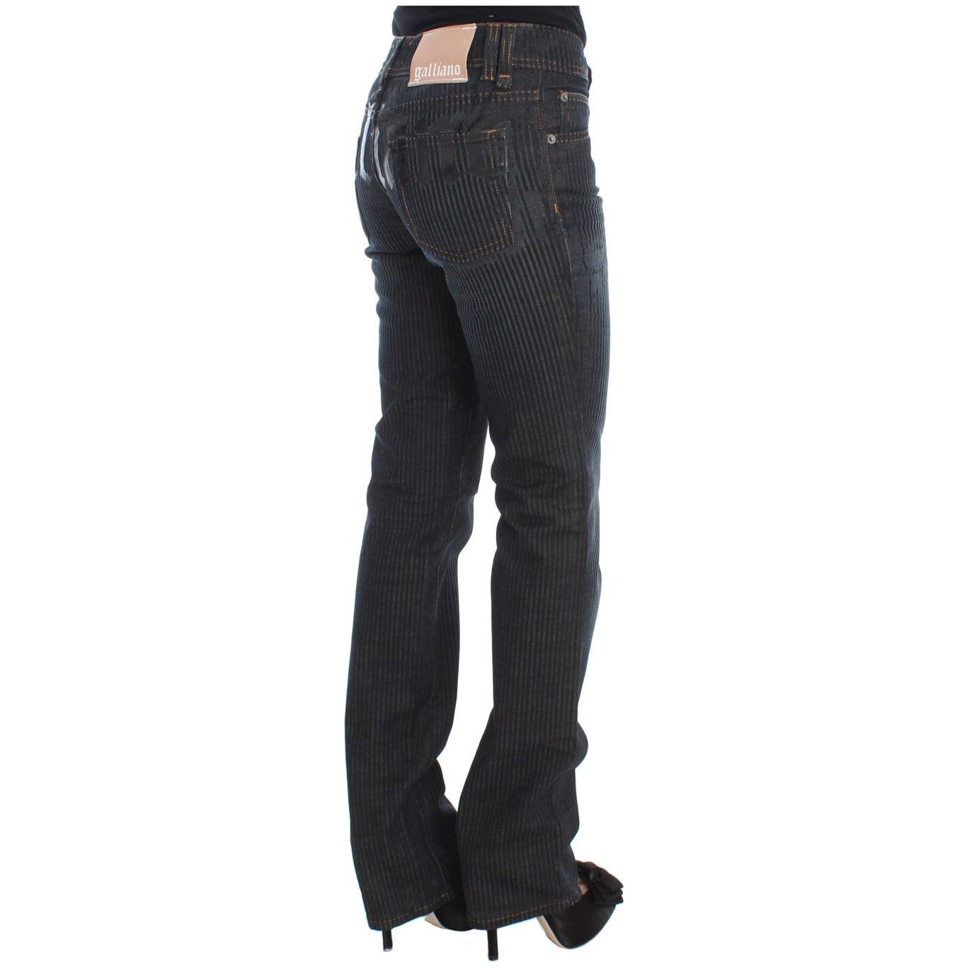 John Galliano Chic Slim Fit Bootcut Designer Jeans John Galliano