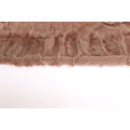 Dolce & Gabbana Beige Suede Xiangao Fur Elbow Gloves Dolce & Gabbana