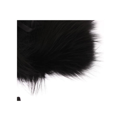 Dolce & Gabbana Black Fox Fur Collar Scarf Dolce & Gabbana