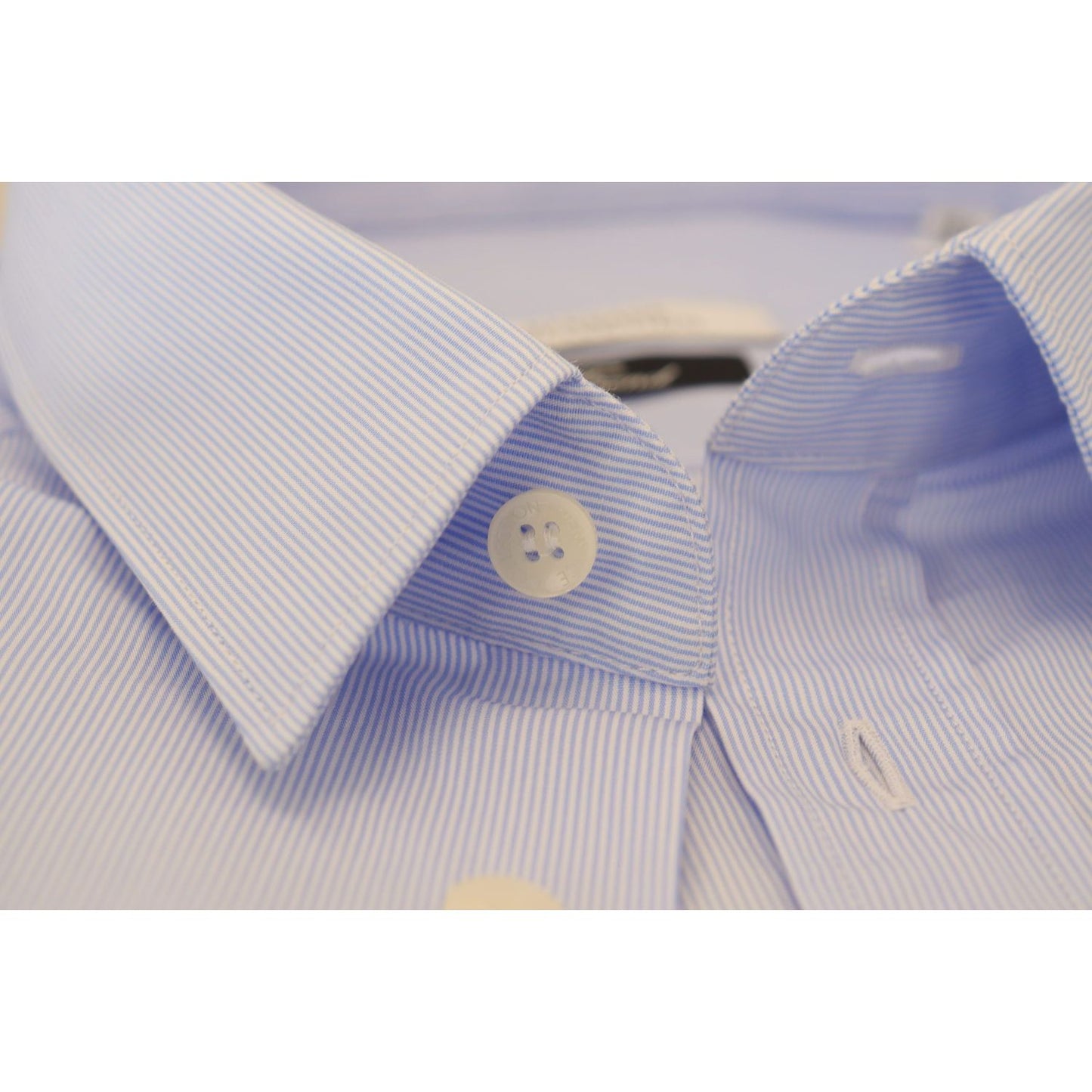 Versace Collection Elegant Light Blue Dress Shirt Versace Collection