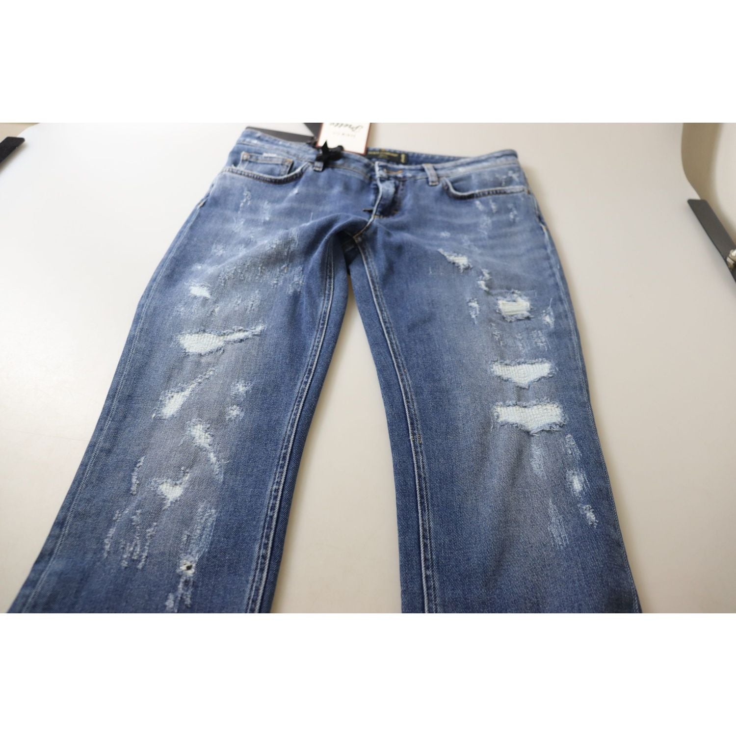 时尚低腰紧身牛仔裤