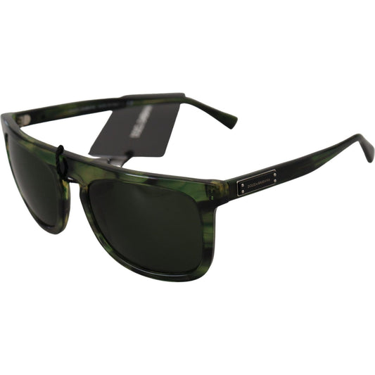 Dolce & Gabbana Chic Green Acetate Women's Sunglasses Dolce & Gabbana