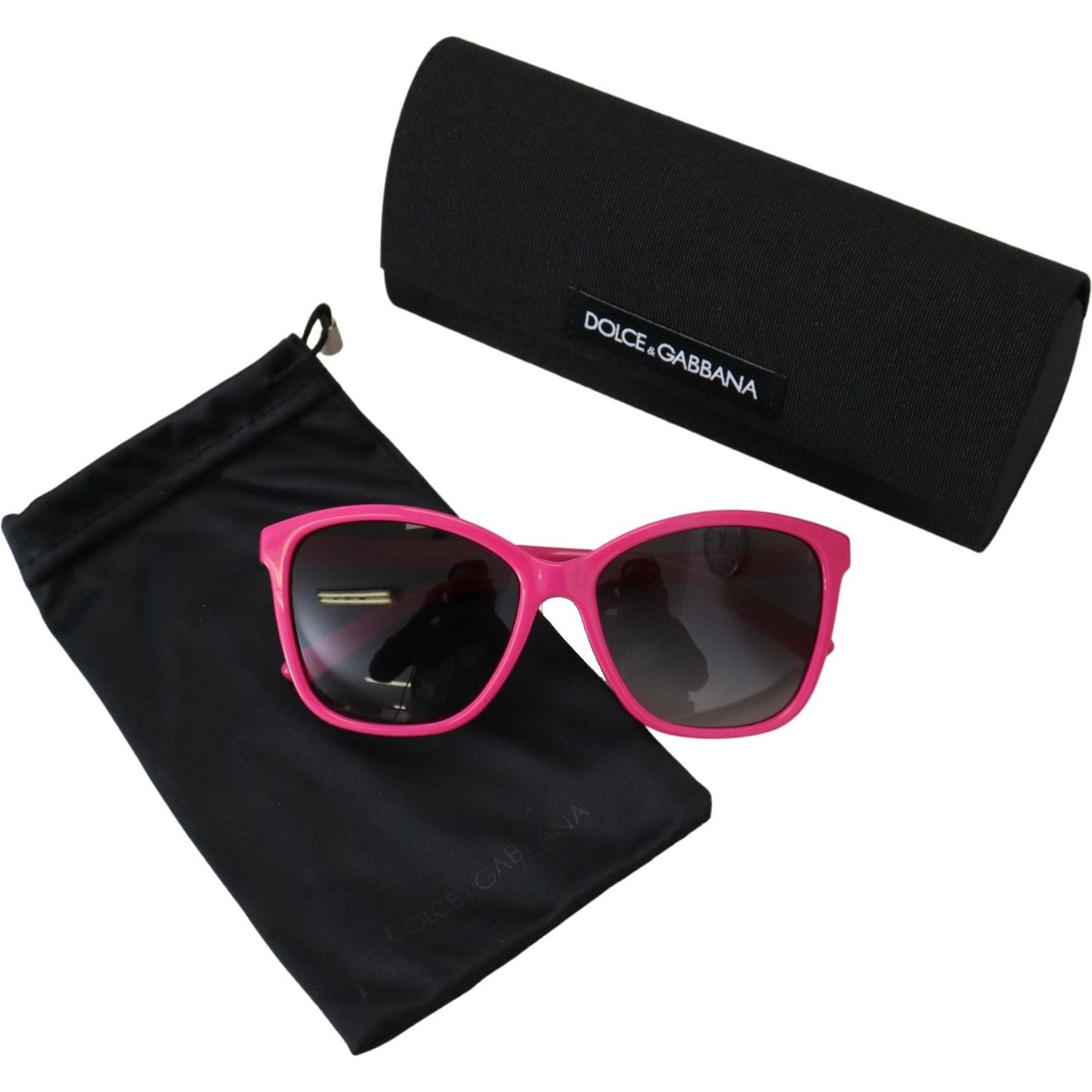 Dolce & Gabbana Elegant Pink Round Sunglasses for Women Dolce & Gabbana