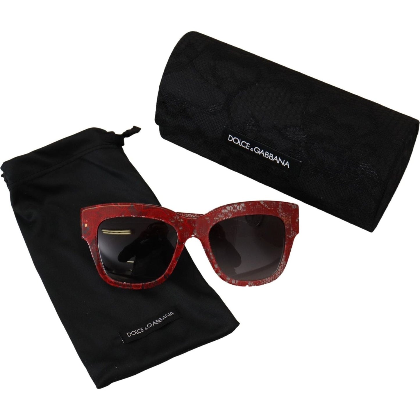 Dolce & Gabbana Chic Sicilian Lace Tinted Sunglasses Dolce & Gabbana