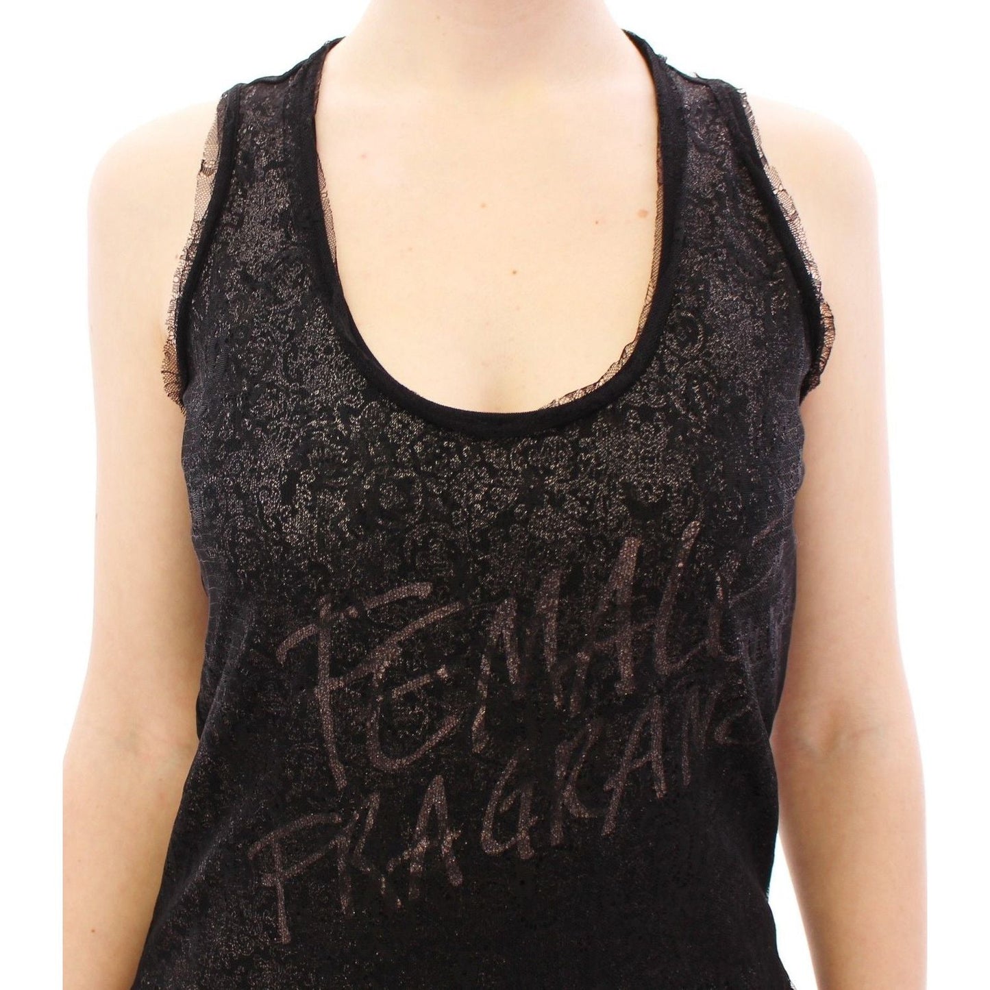 Ermanno Scervino Black Lace Lined Stretch Mini Dress Ermanno Scervino