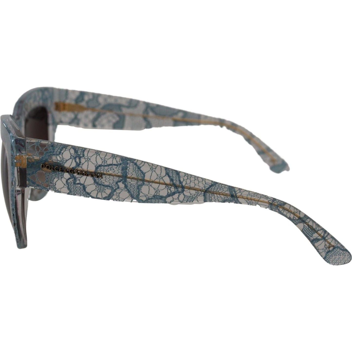 Dolce & Gabbana Blue Lace Acetate Crystal Butterfly DG4231 Sunglasses Dolce & Gabbana