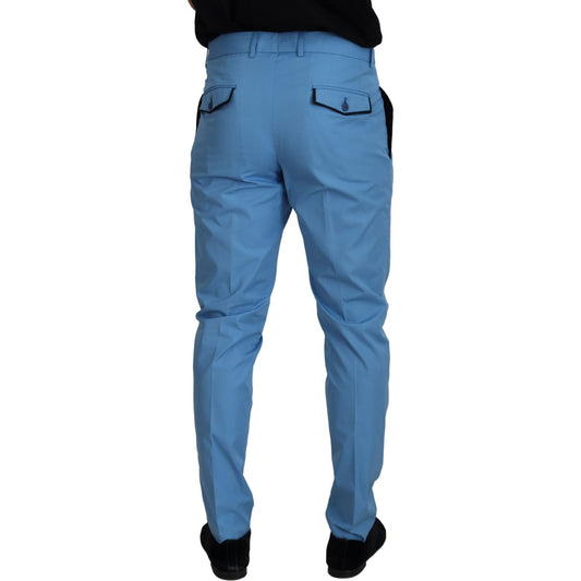 Dolce & Gabbana Elegant Slim Fit Chinos - Indulge in Italian Luxury Dolce & Gabbana