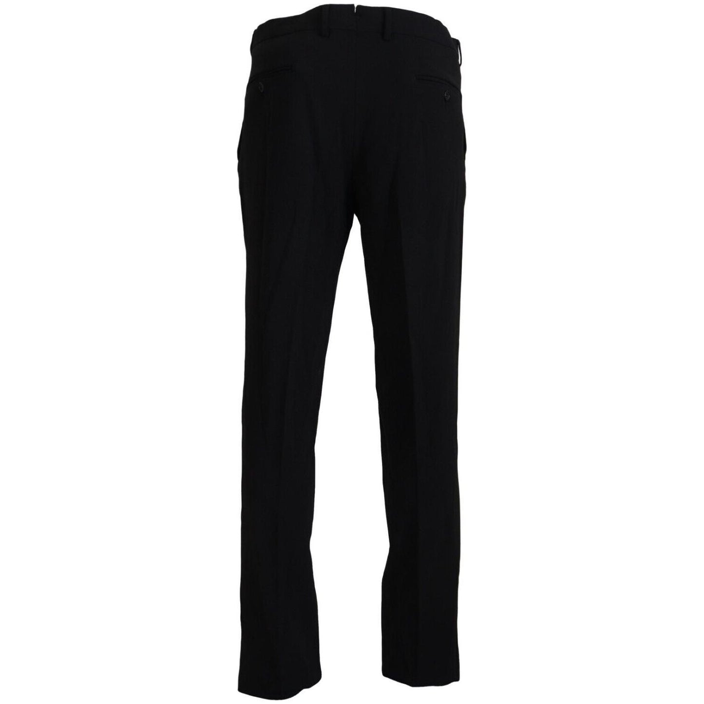 BENCIVENGA Elegant Black MainLine Trousers BENCIVENGA