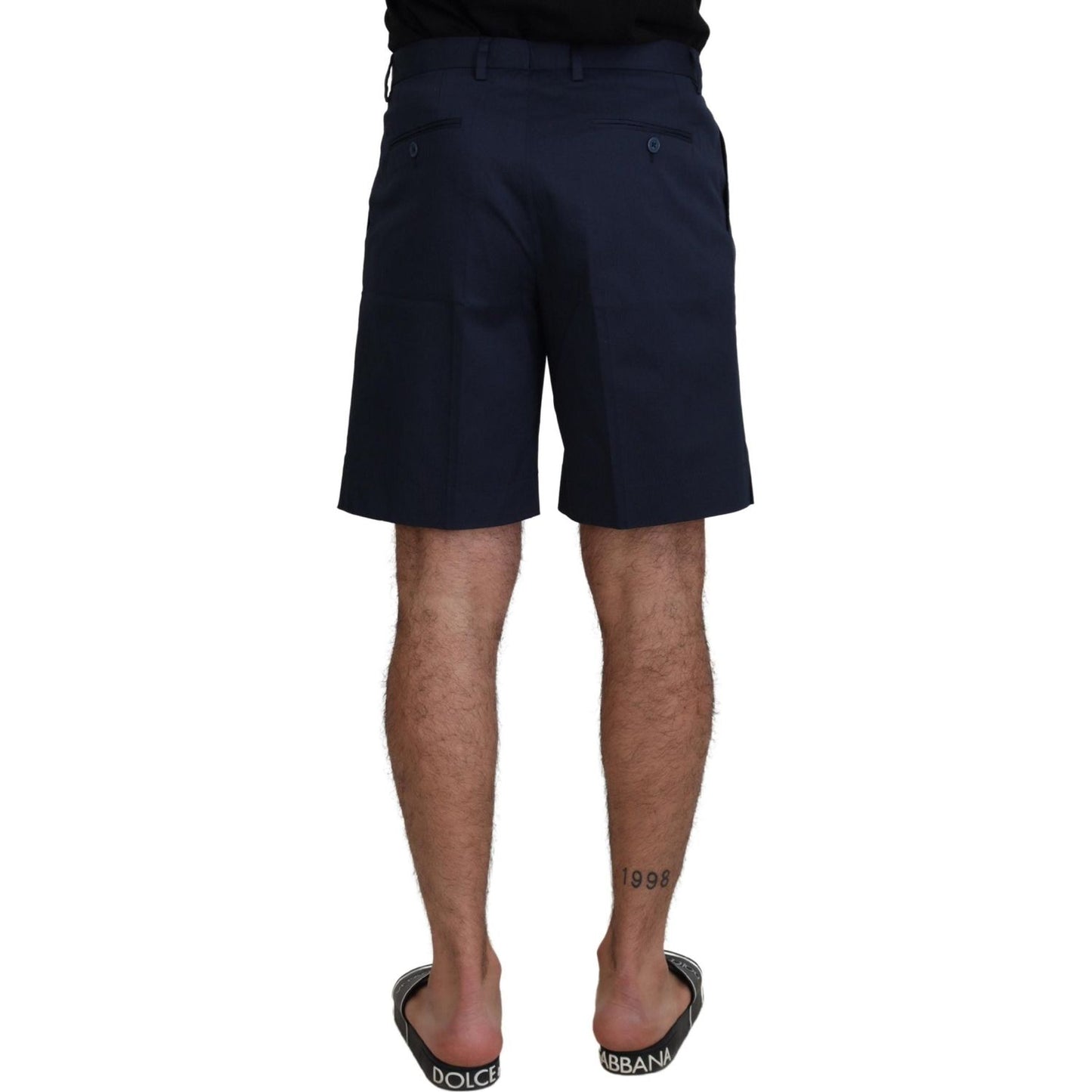 Dolce & Gabbana Elegant Blue Chino Shorts Dolce & Gabbana