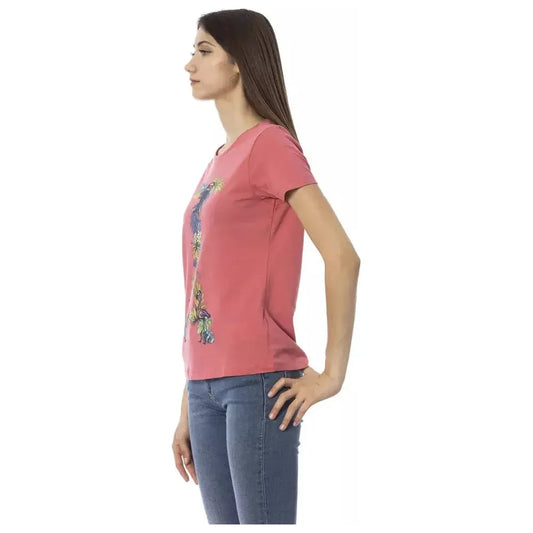 Trussardi Action "Fuchsia Cotton Women Top" Trussardi Action