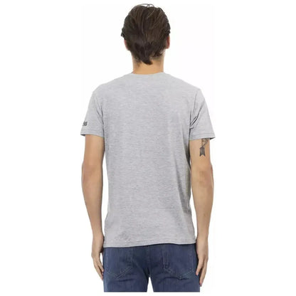 Trussardi Action Gray Cotton Men's T-Shirt