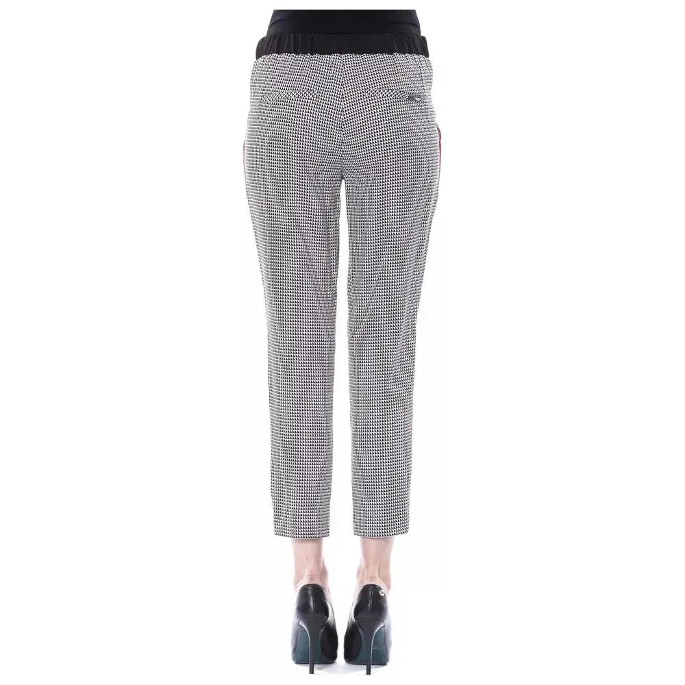 BYBLOS Black Viscose Women Pant