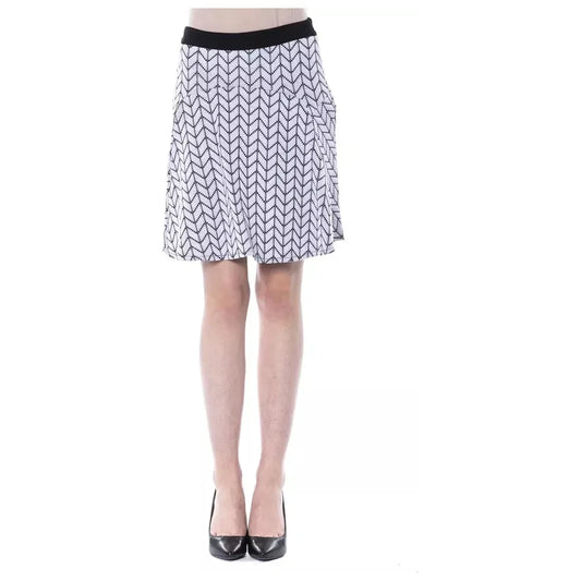 BYBLOS Chic Black and White Tube Short Skirt WOMAN SKIRTS BYBLOS