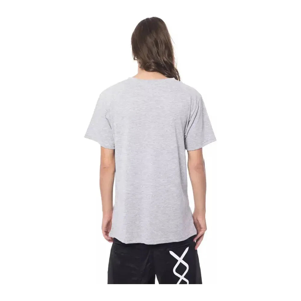 Nicolo Tonetto Gray Cotton Men's T-Shirt Nicolo Tonetto Light Gray