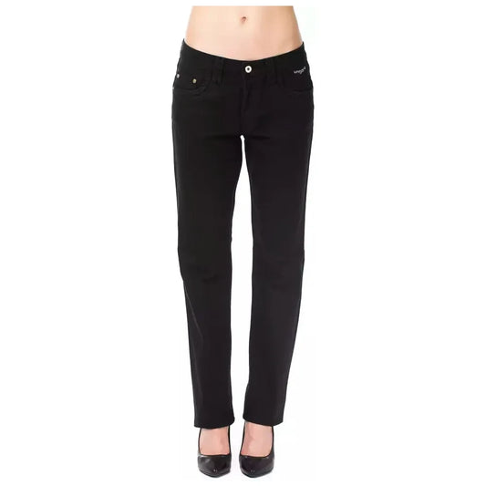 Ungaro Fever Black Cotton Women's Pants Ungaro Fever