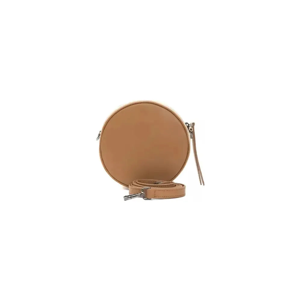 Pompei Donatella Brown Leather Women Crossbody Bag