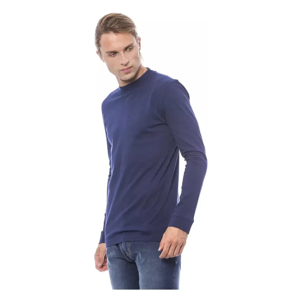 Verri Blue Cotton Men's Sweater Verri