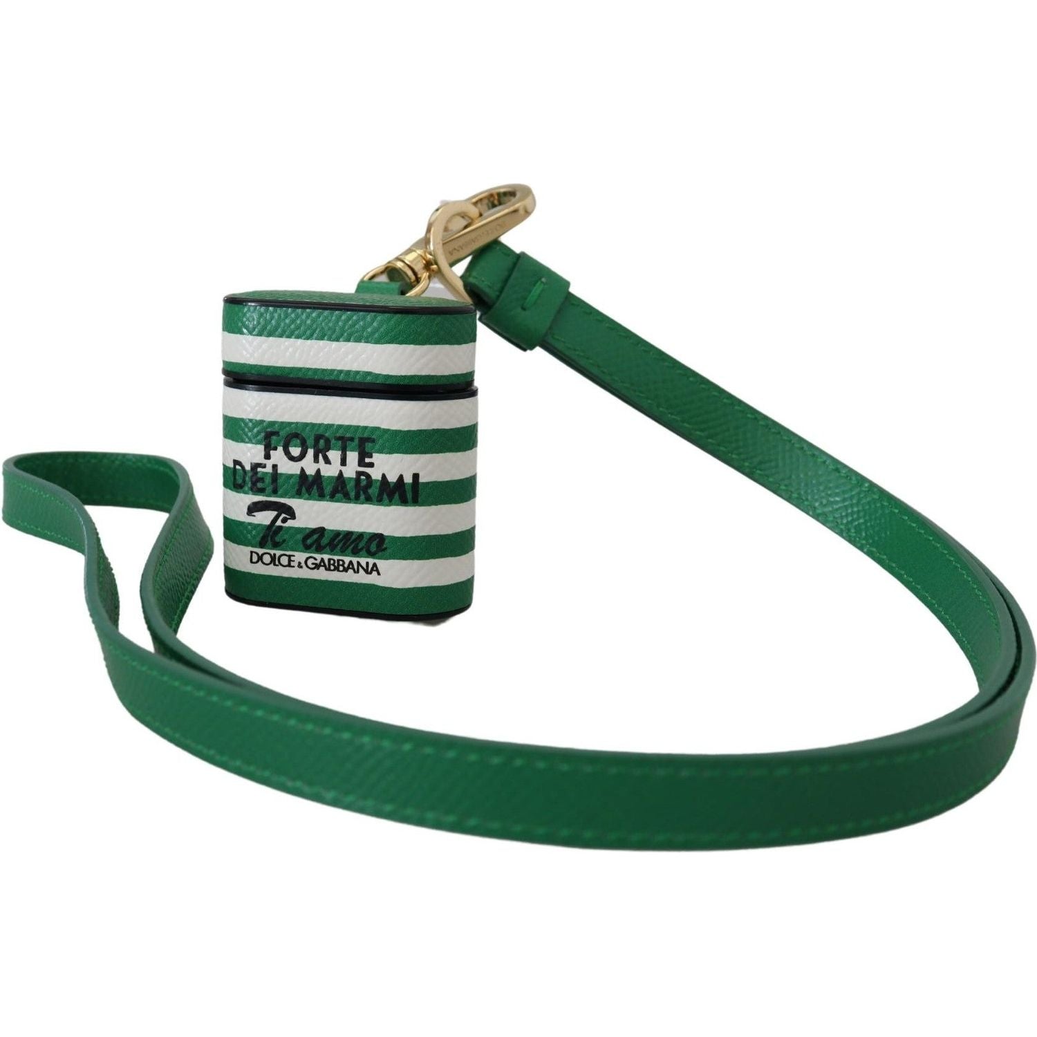 优雅皮革 Airpods 保护套 - 郁郁葱葱的绿色