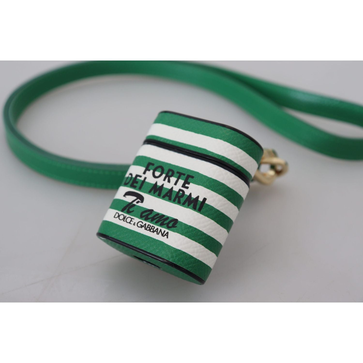 优雅皮革 Airpods 保护套 - 郁郁葱葱的绿色