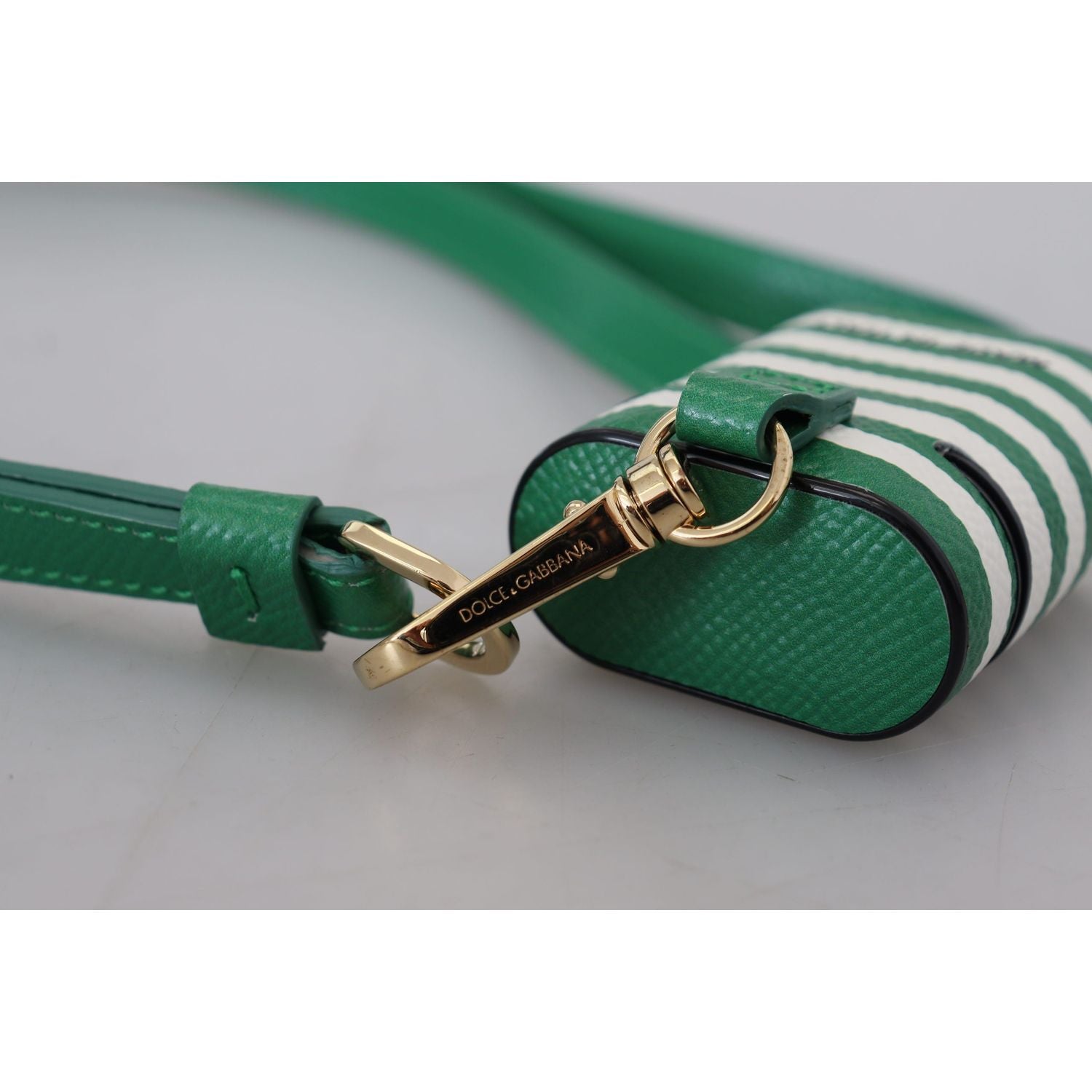 优雅皮革 Airpods 保护套 - 郁郁葱葱的绿色